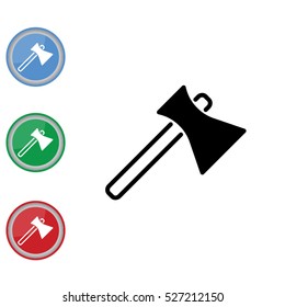 Web line icon. Axe