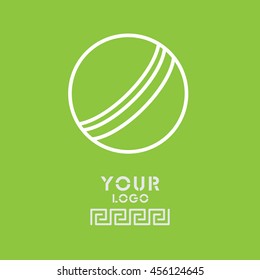 Web line icon. Ball, children's ball