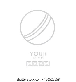 Web line icon. Ball, children's ball