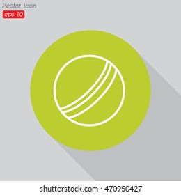 Web line icon. Ball, children's ball