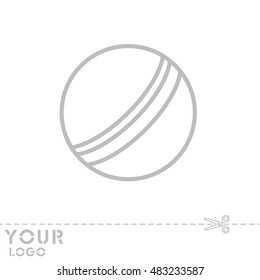 Web line icon. Ball, children's ball