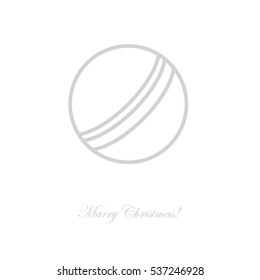Web line icon. Ball, children's ball