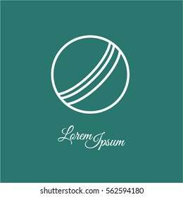 Web line icon. Ball, children's ball