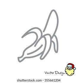 Web line icon. Banana