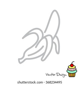 Web line icon. Banana