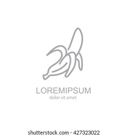 Web line icon. Banana