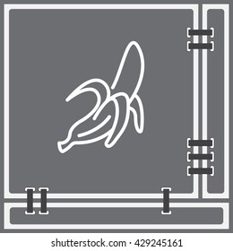 Web line icon. Banana