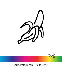 Web line icon. Banana