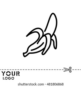 Web line icon. Banana