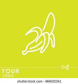 Web line icon. Banana