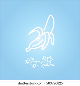 Web line icon. Banana