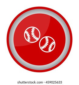 Web line icon. Baseball