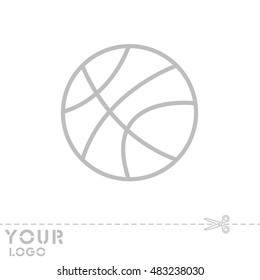 Web line icon. Basketball