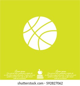 Web line icon. Basketball