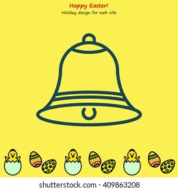Web line icon. Bell