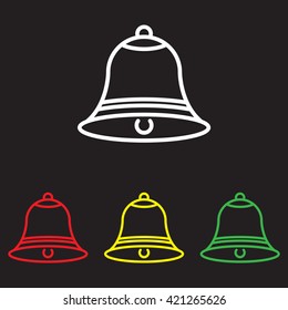 Web line icon. Bell