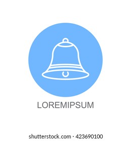 Web line icon. Bell
