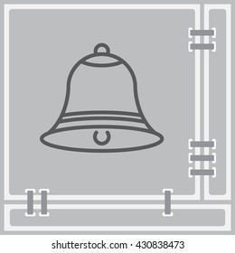 Web line icon. Bell
