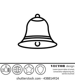 Web line icon. Bell