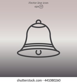 Web line icon. Bell