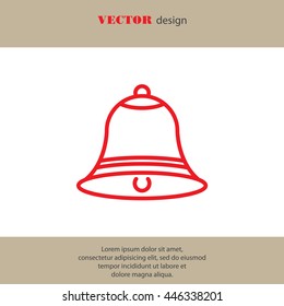 Web line icon. Bell