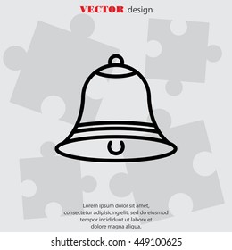Web line icon. Bell