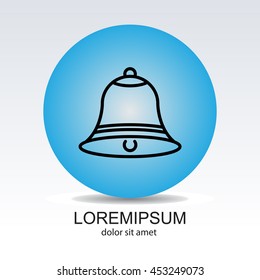 Web line icon. Bell
