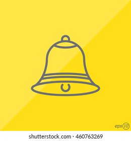 Web line icon. Bell
