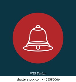 Web line icon. Bell
