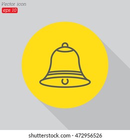 Web line icon. Bell