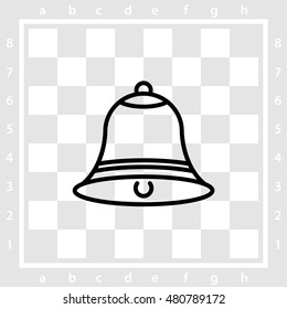 Web line icon. Bell