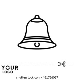 Web line icon. Bell