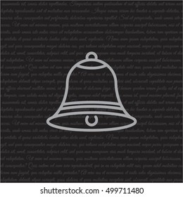 Web line icon. Bell
