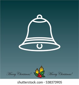 Web line icon. Bell