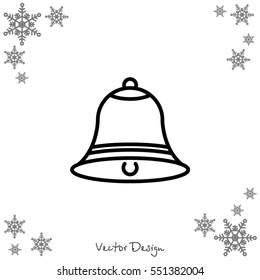 Web line icon. Bell