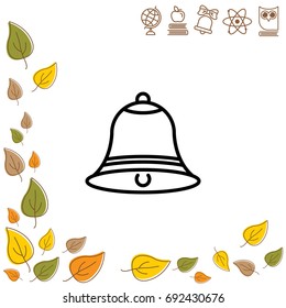 Web line icon. Bell