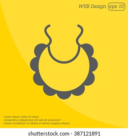 Web line icon. Bib