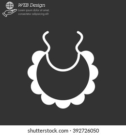 Web line icon. Bib