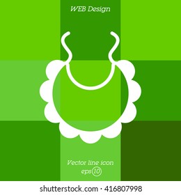 Web line icon. Bib