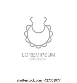 Web line icon. Bib