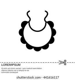 Web line icon. Bib