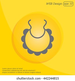 Web line icon. Bib