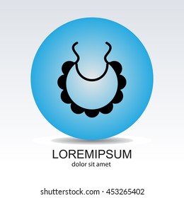 Web line icon. Bib