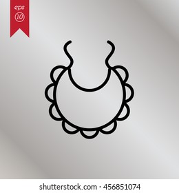 Web line icon. Bib