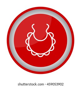 Web line icon. Bib