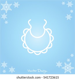 Web line icon. Bib