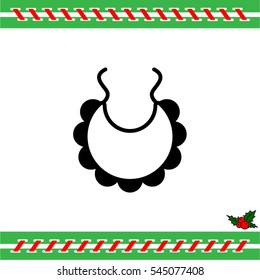 Web line icon. Bib