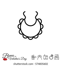 Web line icon. Bib
