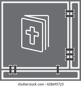 Web line icon. Bible, Holy Writ
