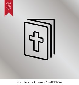 Web line icon. Bible, Holy Writ